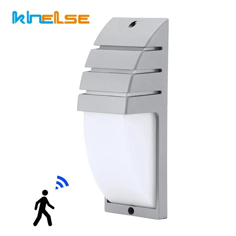 10W 18W LED Wall Light Waterproof Porch Light Modern LED Wall Lamp Radar Motion Sensor Courtyard Garden Outdoor Light AC90~260V - vue 2 sur 8