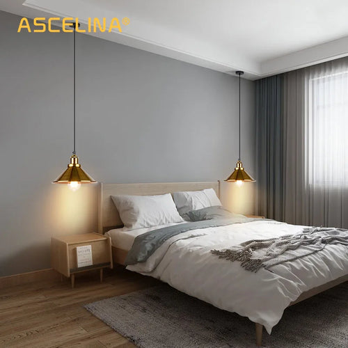 lustre industriel rétro à trois têtes suspendues pour maison
