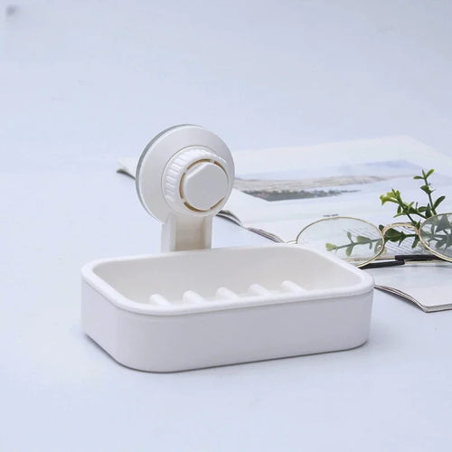 boîte à savon avec égouttoir et ventouse pour salle de bain - vue 10 sur 12