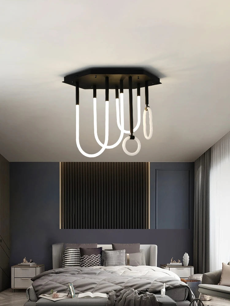 plafonnier moderne minimaliste de luxe pour intérieur élégant