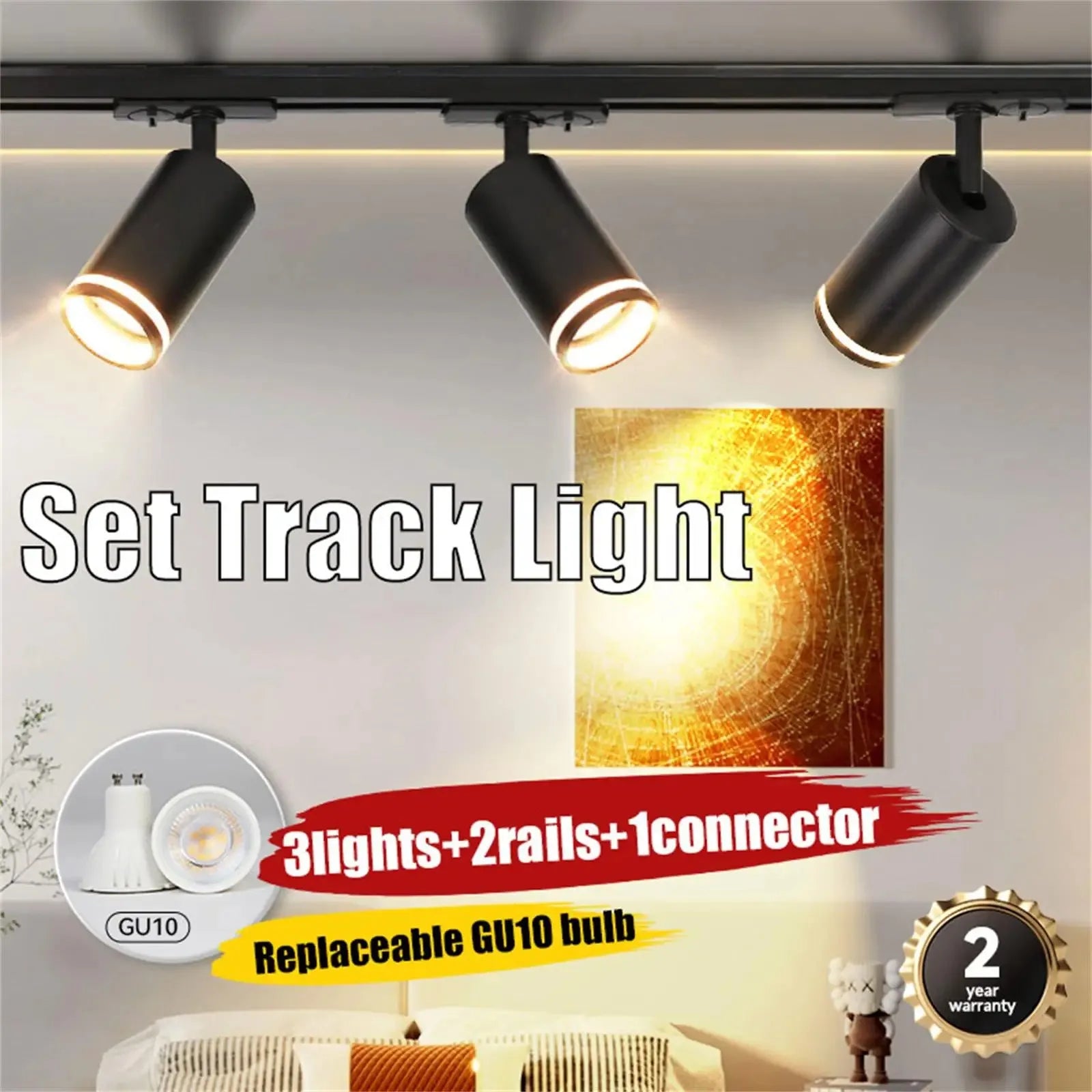 plafonnier rail d'éclairage led pour magasins et salons - vue 3 sur 24