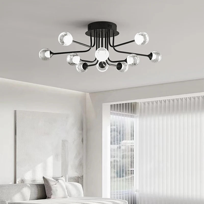 lustre créatif suspendu pour décoration moderne et artistique - vue 3 sur 8