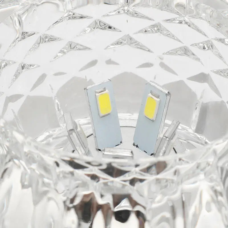 plafonnier en cristal led design moderne pour intérieur élégant - vue 6 sur 10