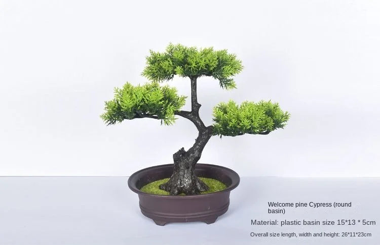plante artificielle bonsaï en plastique pour décoration intérieure - vue 38 sur 41