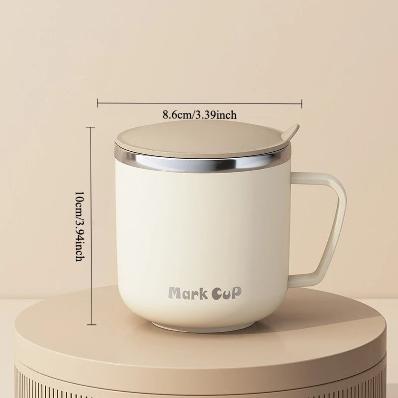 Mug café inox 400ml étanche avec couvercle isotherme