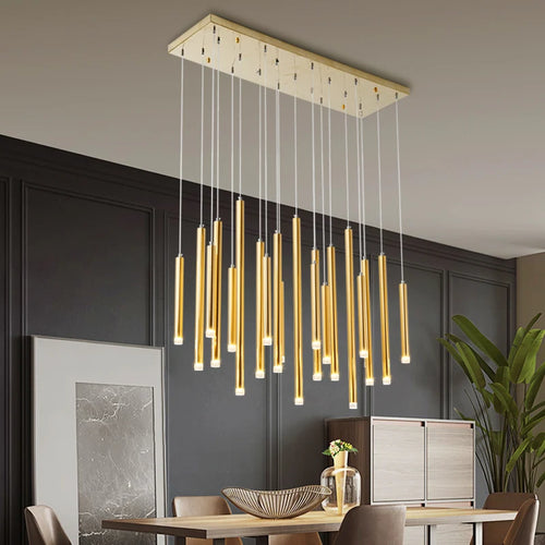 Modern minimalist luxury nordic decorative LED chandelier - vue 6 sur 10