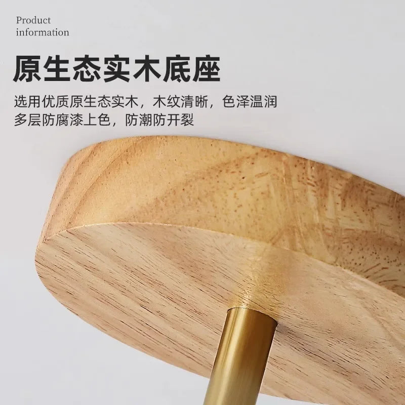 Plafonnier kaki de Style japonais - vue 4 sur 8