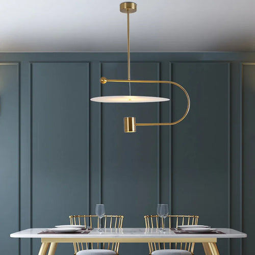 Nordic designer pendant light for minimalist interiors - vue 3 sur 12