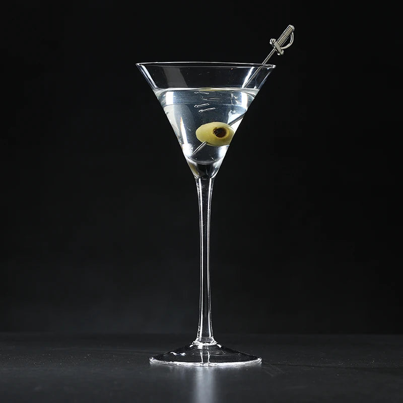 Ensemble 4 verres martini elegants en verre 130ml - vue 2 sur 6