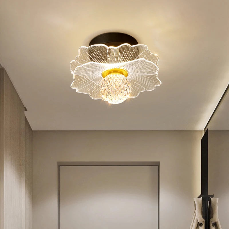 Plafonnier LED nordique éclairage intérieur de maison chambre chevet salon Table à manger couloir décoration - vue 4 sur 12