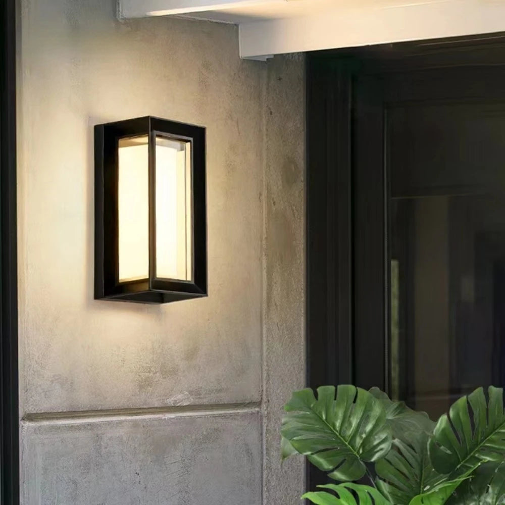 Applique murale extérieure Led moderne Ip65 étanche porche balcon jardin extérieur applique lumières Villa terrasse maison luminaires - vue 4 sur 7