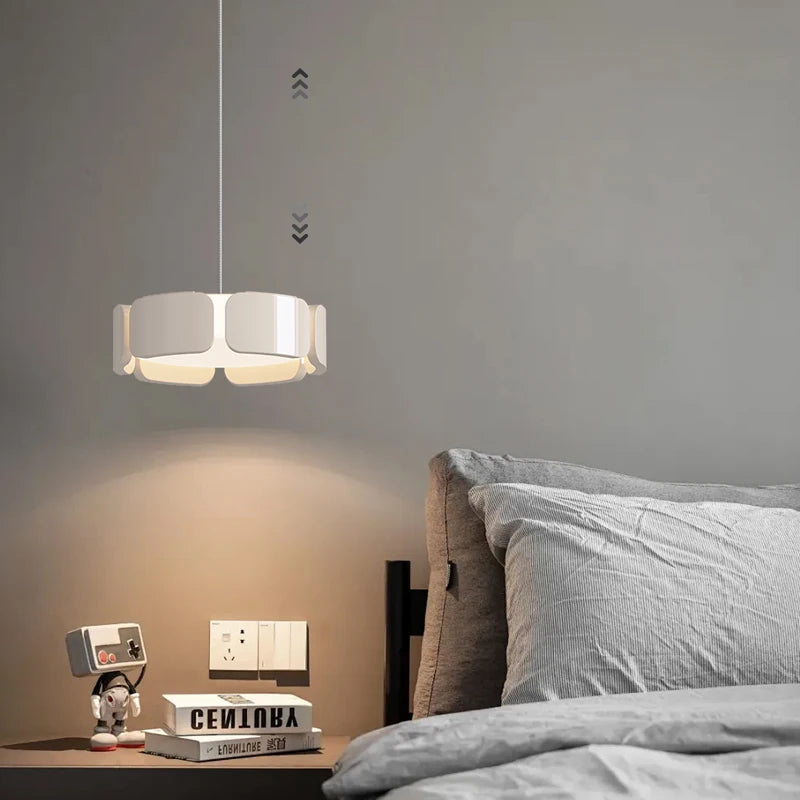 lustre à led relevable style minimaliste italien pour décoration moderne