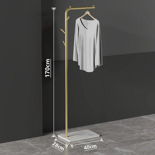 porte-vêtements nordique léger et moderne pour rangement élégant