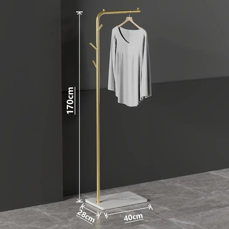 porte-vêtements nordique léger et moderne pour rangement élégant