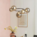 Minimalist post-modern designer chandelier for contemporary interiors