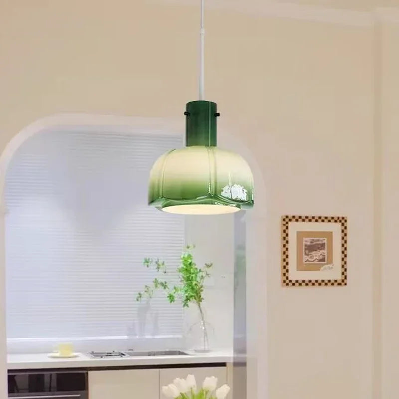 Suspension LED en verre au style nordique - vue 4 sur 11