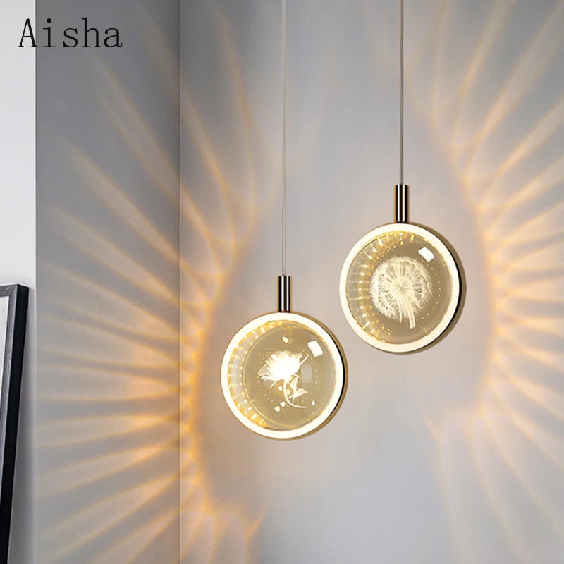 suspension en cristal de luxe pour décoration moderne intérieure - vue 2 sur 10