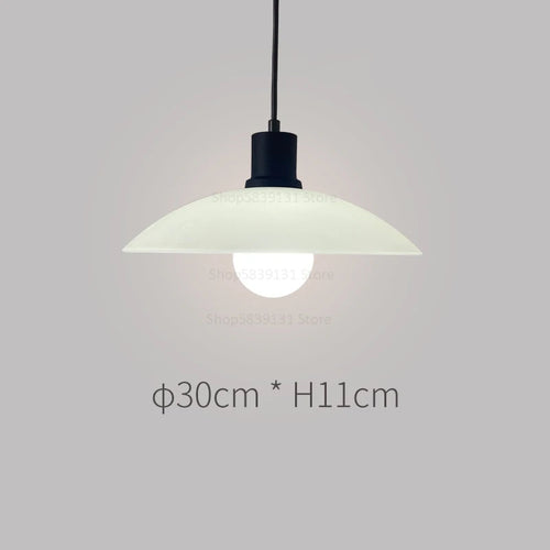 Nordic minimalist LED pendant light Danish designer flying saucer - vue 14 sur 16