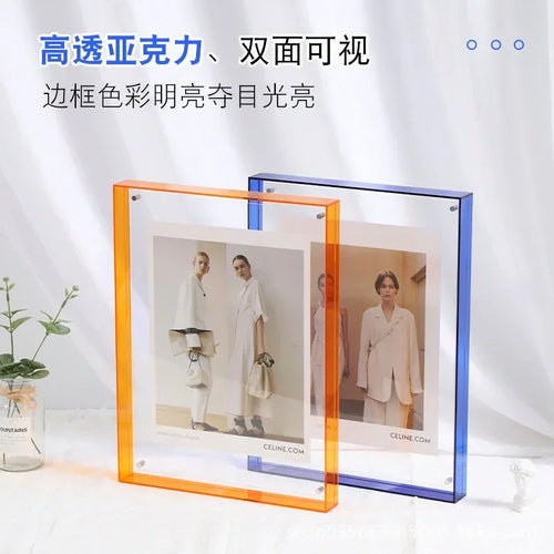cadre acrylique transparent pour photos et décorations diverses - vue 4 sur 15