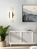applique murale moderne en cuivre et marbre naturel pour décoration intérieure