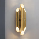 applique murale led postmoderne en fer doré décorative d'intérieur
