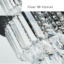 Vintage luxury dimmable crystal LED chandelier