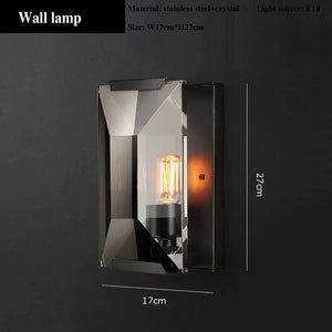 Modern luxury crystal chandelier pendant light