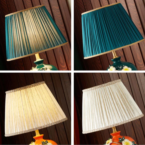 Coloured ceramic table lamp for interior decoration - vue 6 sur 13