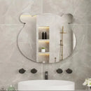 Bear Irregular Acrylic Shatterproof Mirrors, Non Glass Safety Mirror for Baby Kids Playroom and Kindergarten,Bedroom, Bathroom