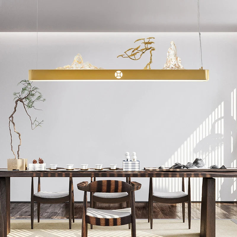 suspension chinoise en bois pour ambiance zen et économique - vue 4 sur 16