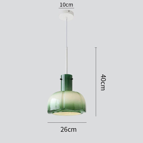 Lampe suspension restaurant rétro nordique - vue 8 sur 11