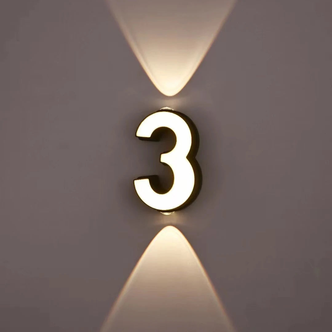 lampe numérique extérieure étanche led pour terrasse et balcon - vue 5 sur 15