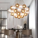 SANDYHA Lustre nordique 	 décoration de la maison Salon Luxe salle à manger ensembles rose mignon Lustre moderne Para Sala