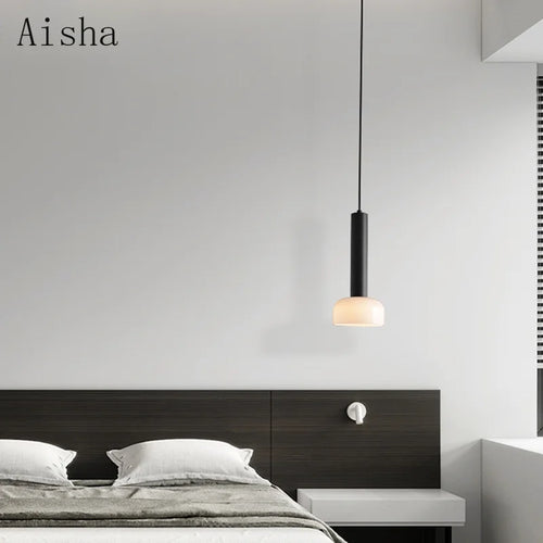 Italian minimalist pendant light nordic decorative for cafés and bars - vue 5 sur 10