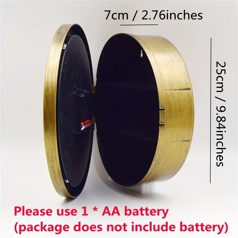 horloge murale rétro personnalisée avec rangement pour bijoux multifunctionnelle - vue 7 sur 8