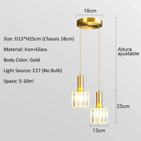 lampe led suspendue en verre design moderne décoratif