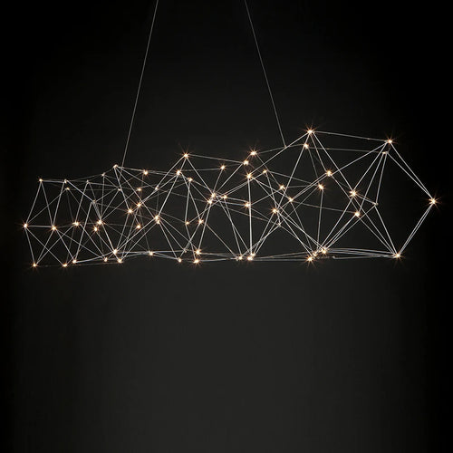 lustre moderne italien 2023 led cube pour bar de luxe