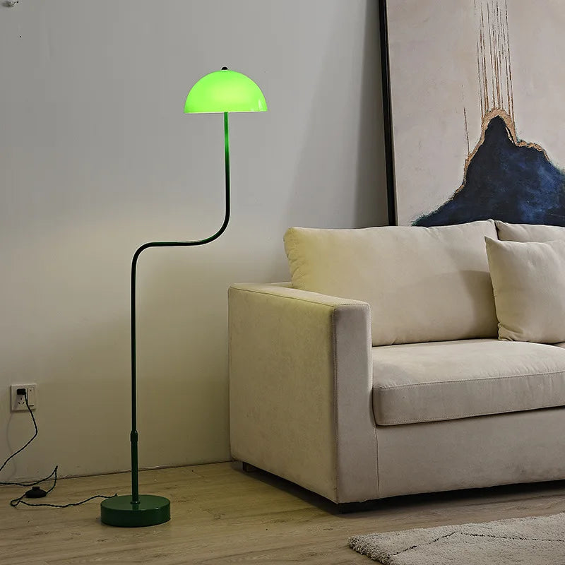 lampe à poser design en forme de germe de soja en verre - vue 4 sur 10