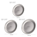 Assiette titane légère camping randonnée 14 17 20cm