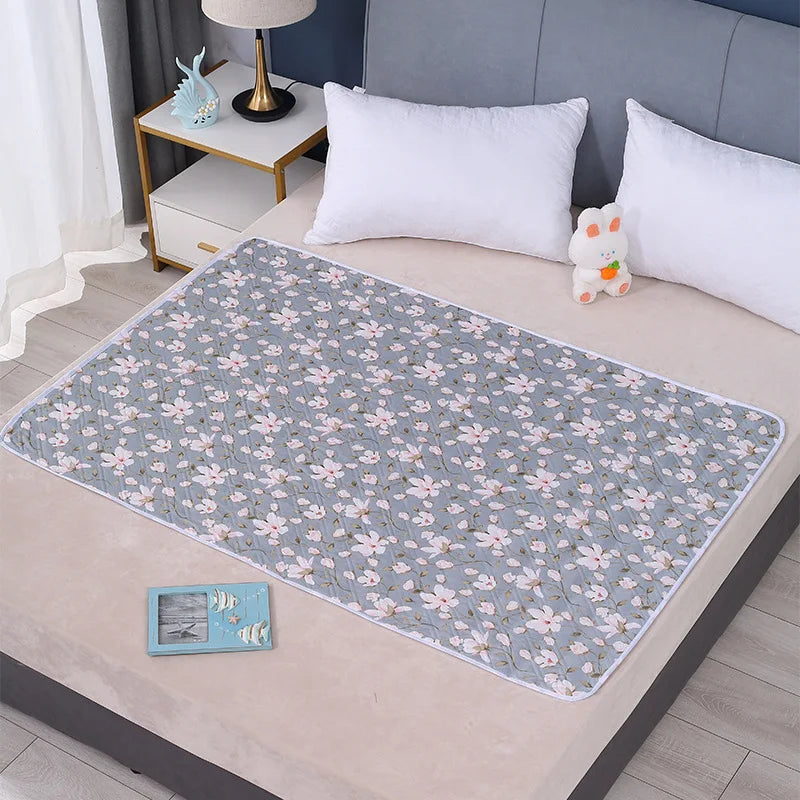 150/120/70cm Large Washable Mattress Urine Adult Elder Incontinence Bed Pad Women Menstrual Bed Sheet Protector, Kids Urine Mat - vue 14 sur 15