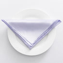 Serviette de table satin décorative pour mariage lot