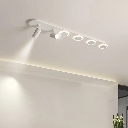 plafonnier Led avec projecteurs nordique - vue 3 sur 21