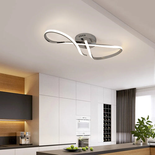 plafonnier led salon lumière créative décorative intérieur - vue 3 sur 6