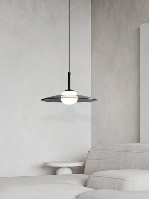 suspension minimaliste en verre pour café bar et restaurant - vue 3 sur 9