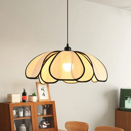 lustre abaca fait main en style rétro français led