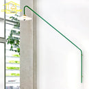 Minimalist industrial style colourful rotating LED wall light