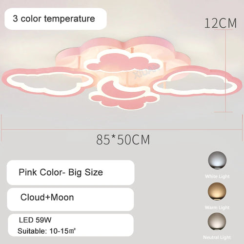 Plafonniers pour chambre d'enfant Pépinière LED Princesse Bébé - vue 16 sur 25