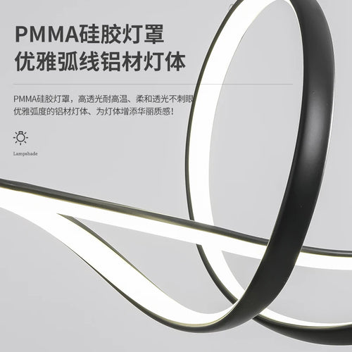 lustre minimal personnalisé nœud papillon éclairage moderne 2023