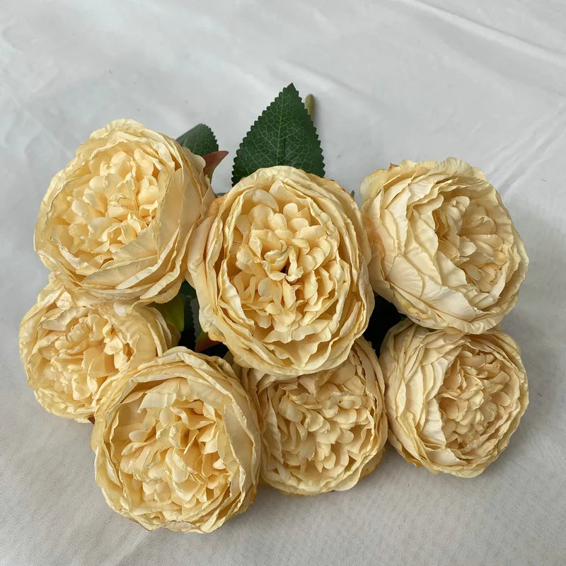 bouquet de roses artificielles décoratif pour mariage et événements - vue 13 sur 16