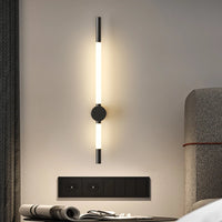 Minimalist long nordic LED wall light for hotel
